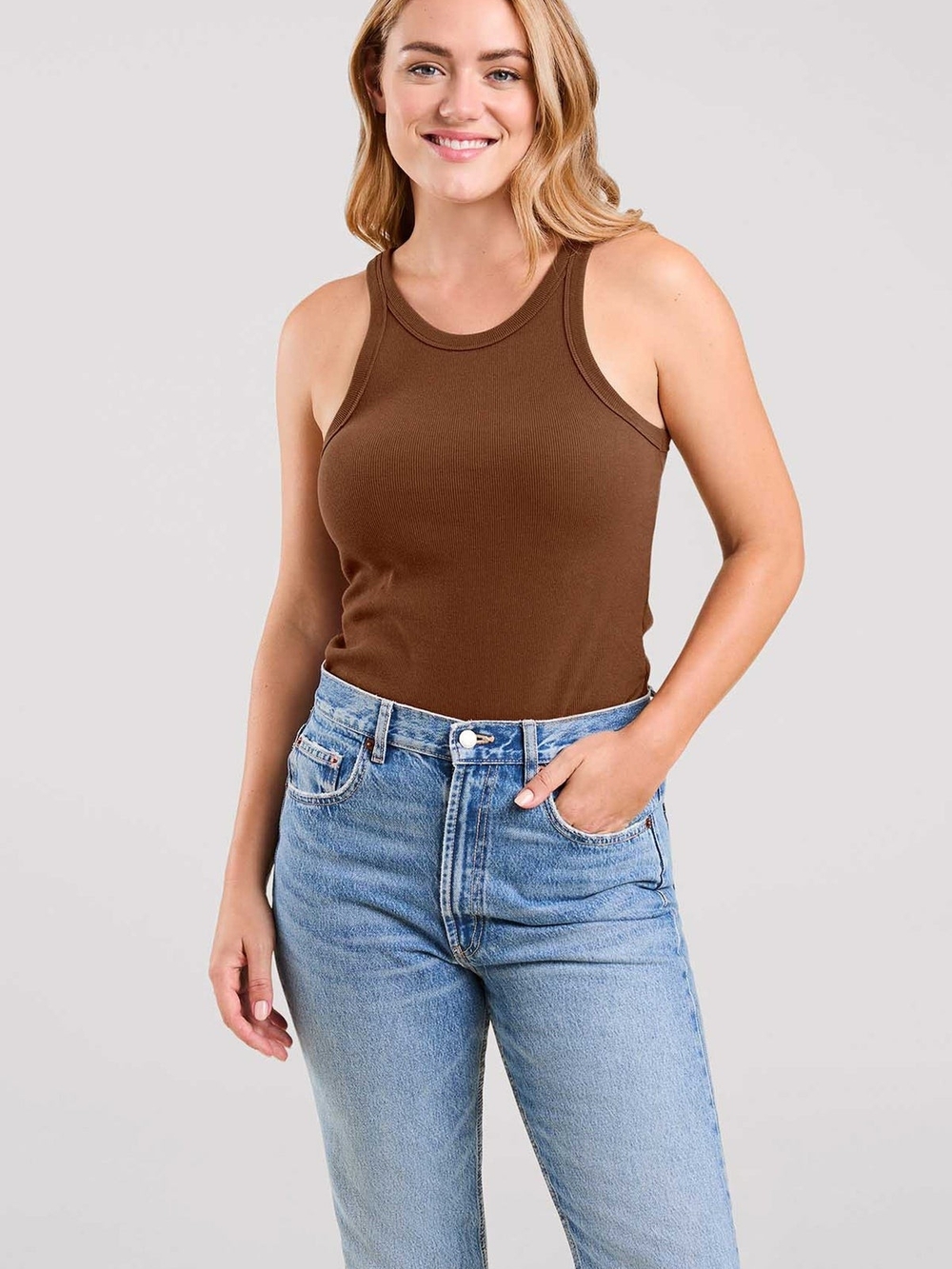 Nuuds Essential Rib Tank Top
